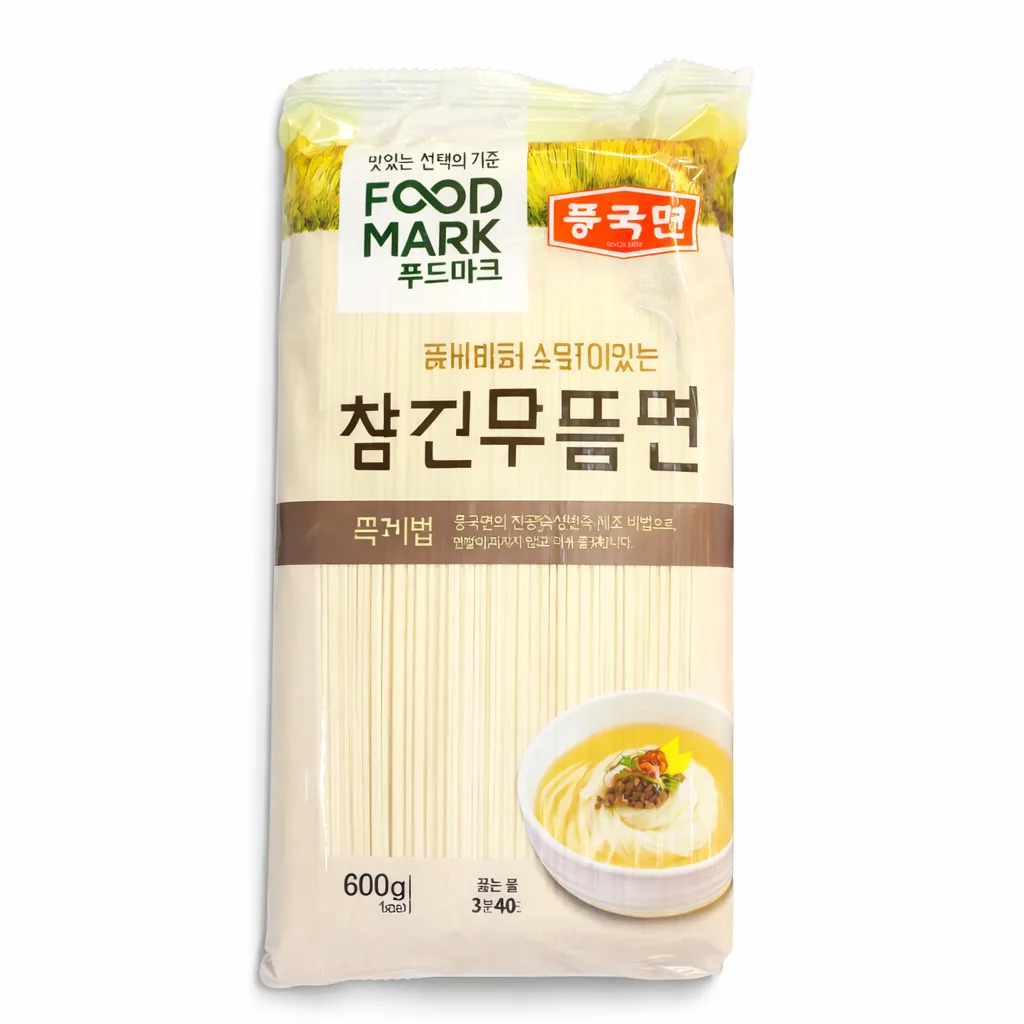 [GR-RICE-0059] FoodMark PoongKukMyeon Wheat Noodle (Thin Round) 900g