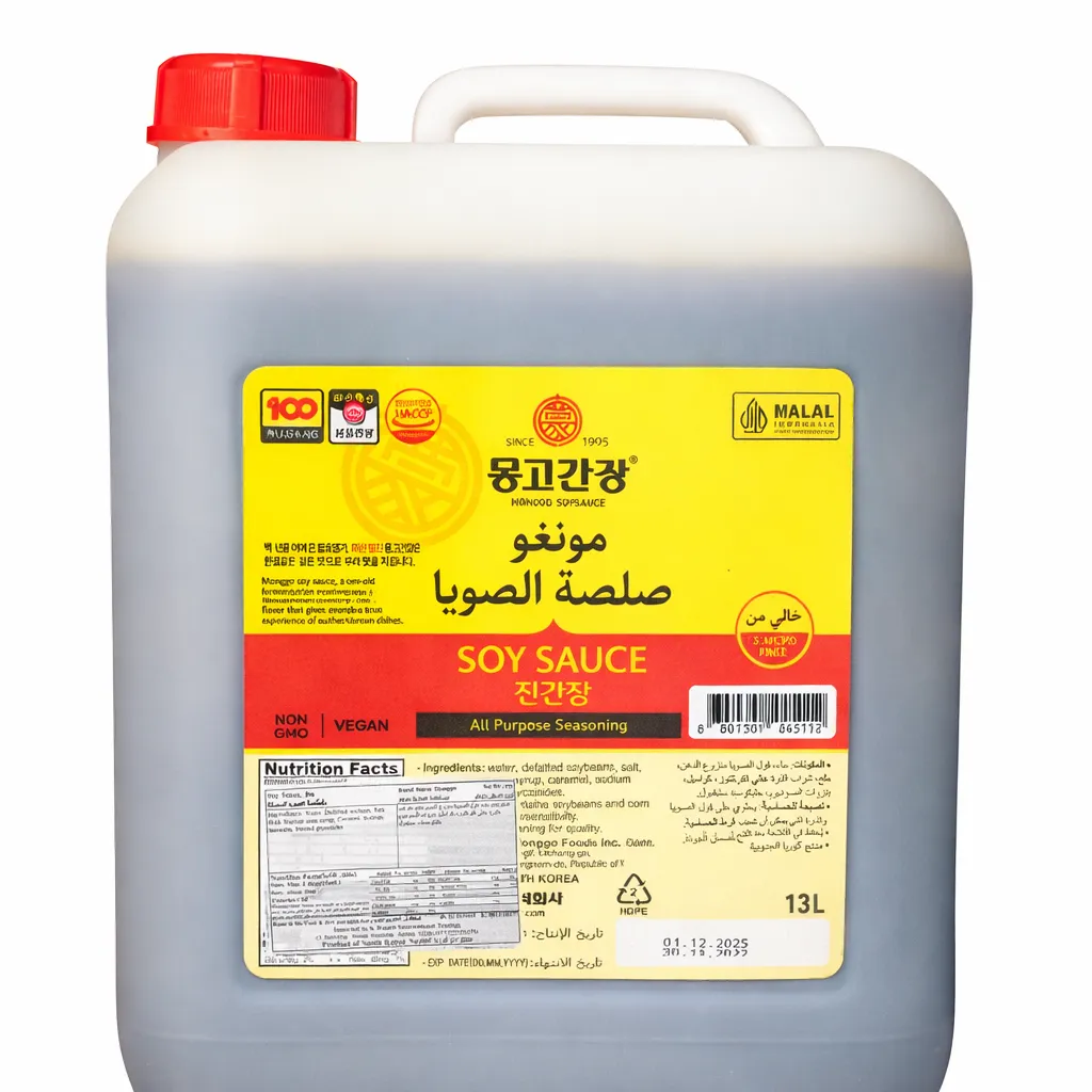 Monggo Soy Sauce, Jin (Non-alcohol)(BPJPH Halal Product) 13L