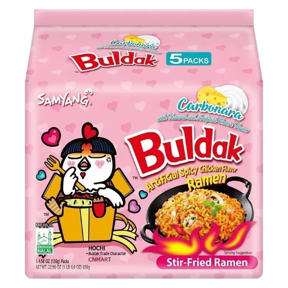 [GR-RAMEN-0017] SAMYANG Instant Noodle Carbonara 130G*5