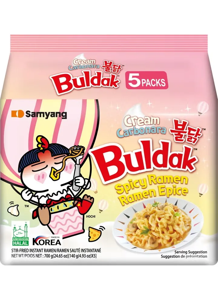 [GR-RAMEN-0021] SAMYANG Instant Noodle Creamy Carbonara 140G*5