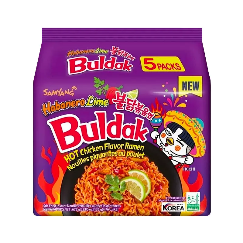 [GR-RAMEN-0024] SAMYANG Buldak Ramen Habanero Lime 135G*5