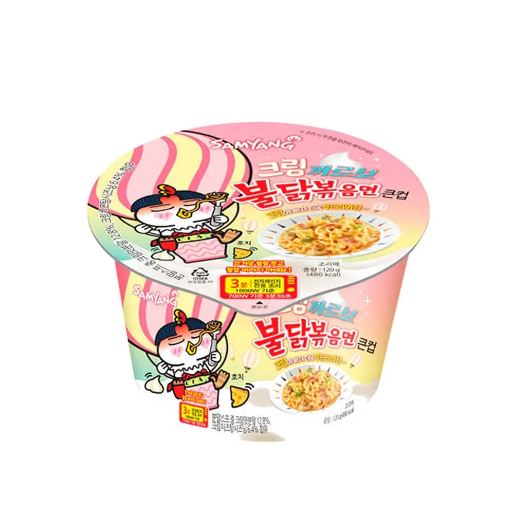 [GR-RAMEN-0043] SAMYANG Big Cup Noodle Cream Carbonara 120G
