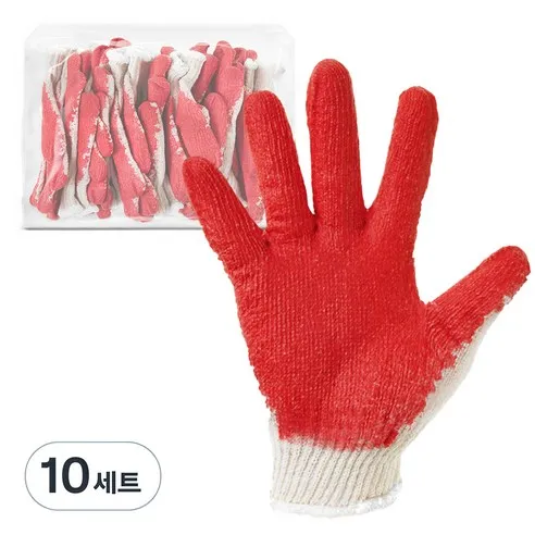 [GM-CLEAN-0002] Half-Coated Cotton Work Gloves 10 Pairs