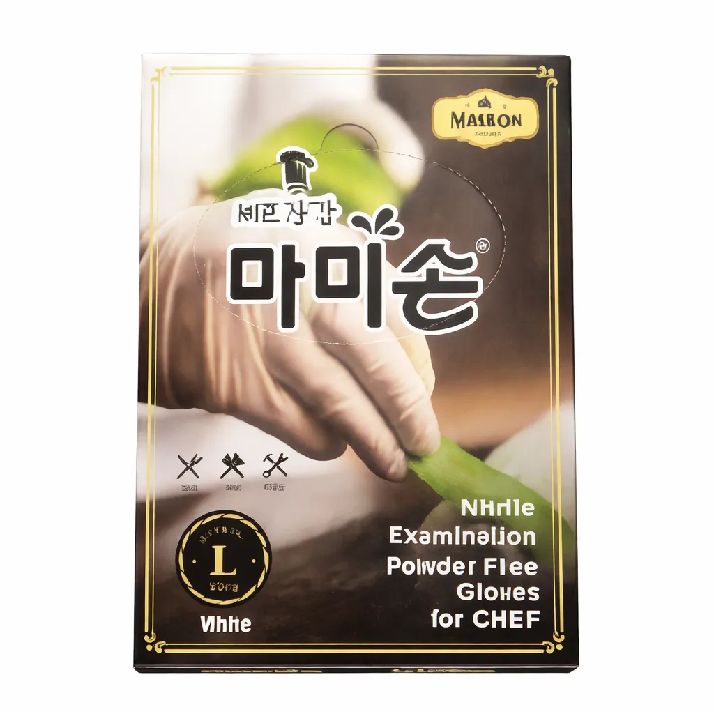 [GM-CLEAN-0005] Mamison Nitrile Gloves Large White 20pcs