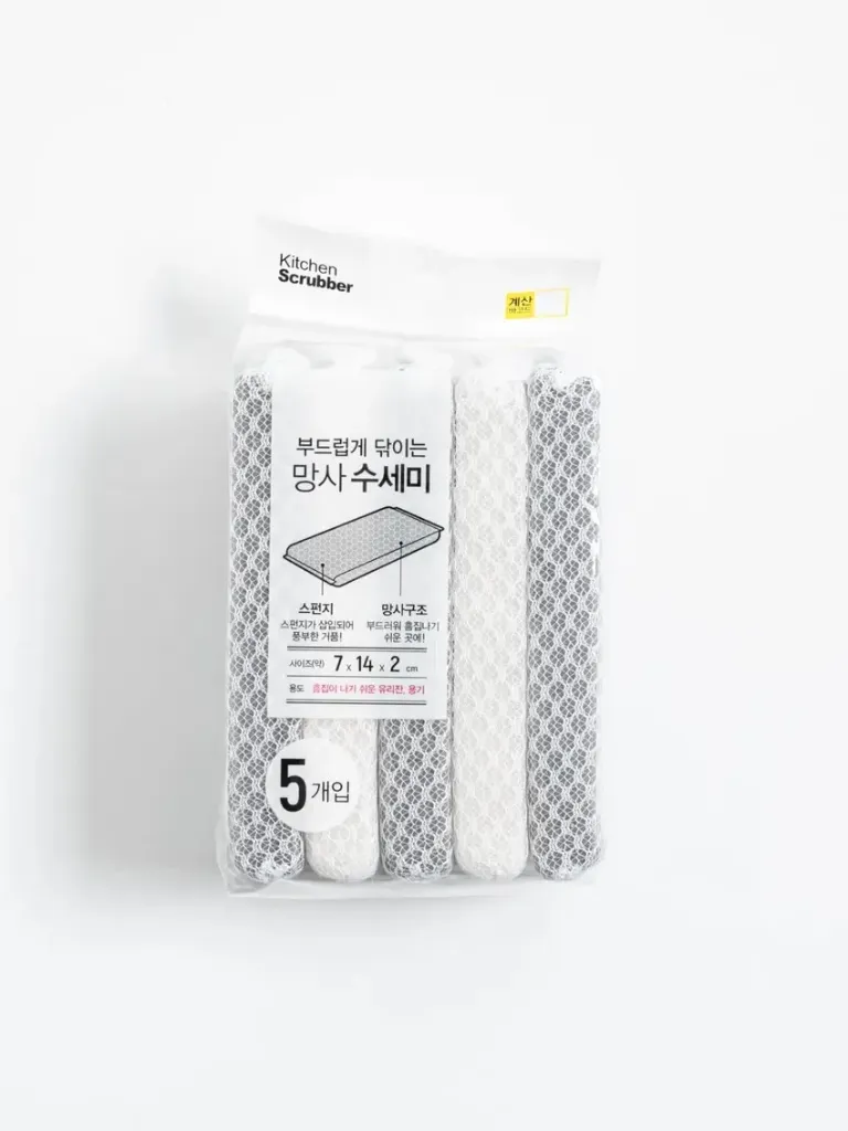 [GM-CLEAN-0021] 제로 스크래치 수세미 5개입