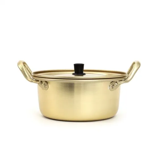 [GM-KITCH-0002] Nickel Silver Pot Double Handle 18cm