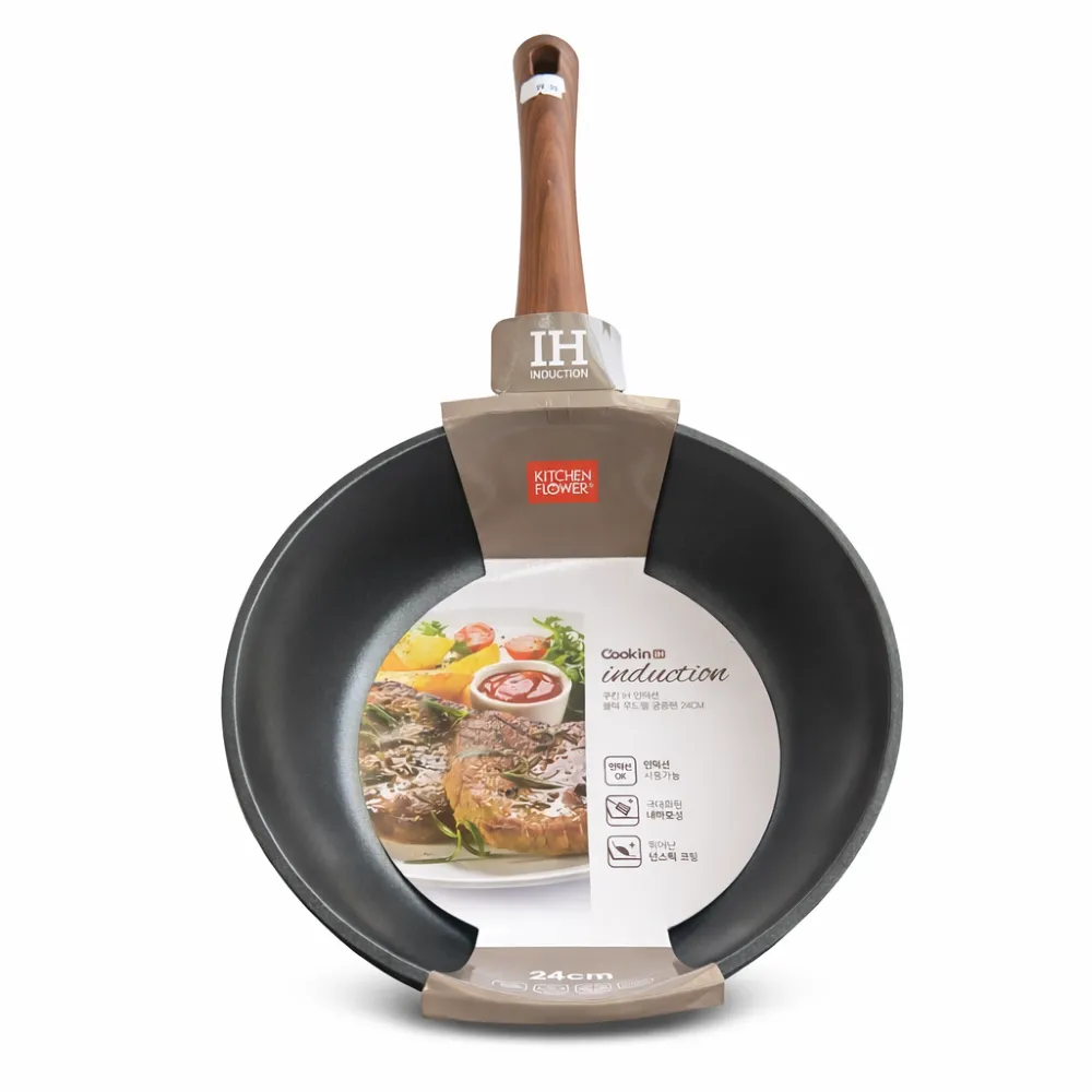 [GM-KITCH-0008] Blackwood Pearl IH Induction Frying Pan 24cm