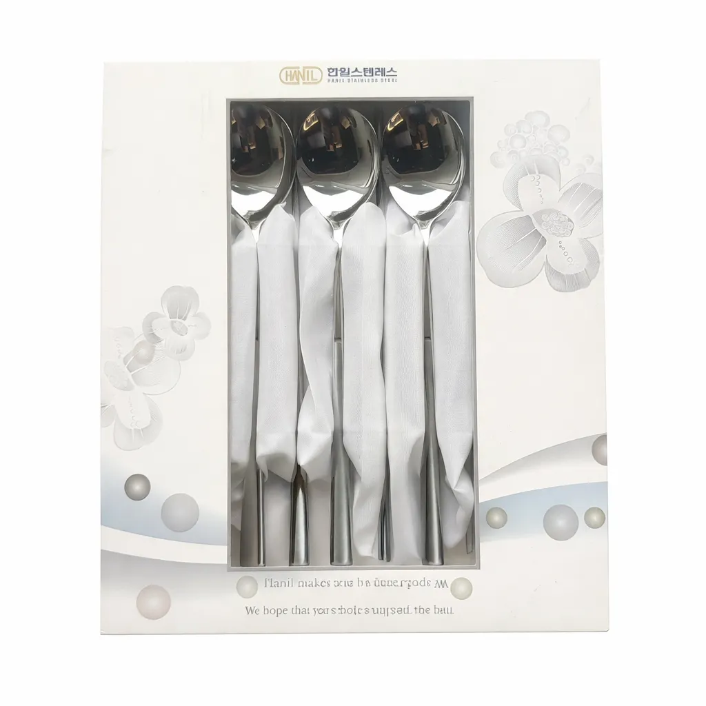 [GM-KITCH-0012] Hanil Clover Stainless Cutlery Set 5pcs