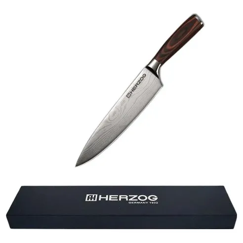 [GM-KITCH-0025] Herzog Damascus Chef Knife Gift