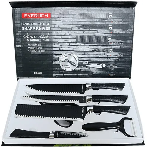 [GM-KITCH-0028] Everrich Knife Set ER-0198