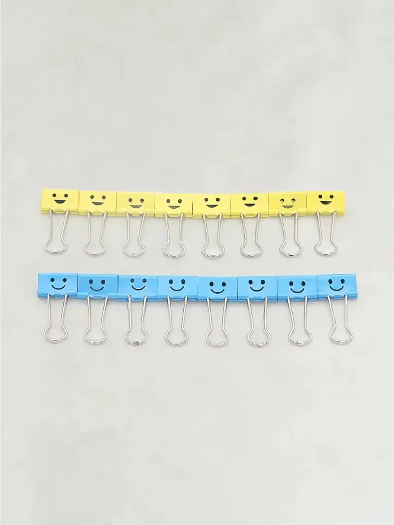 Smile Double Clip 19mm 16pcs