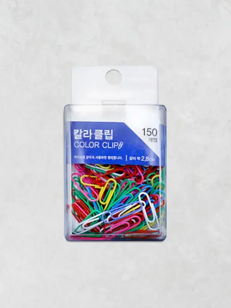 [GM-STAT-0016] 칼라 클립 150개입