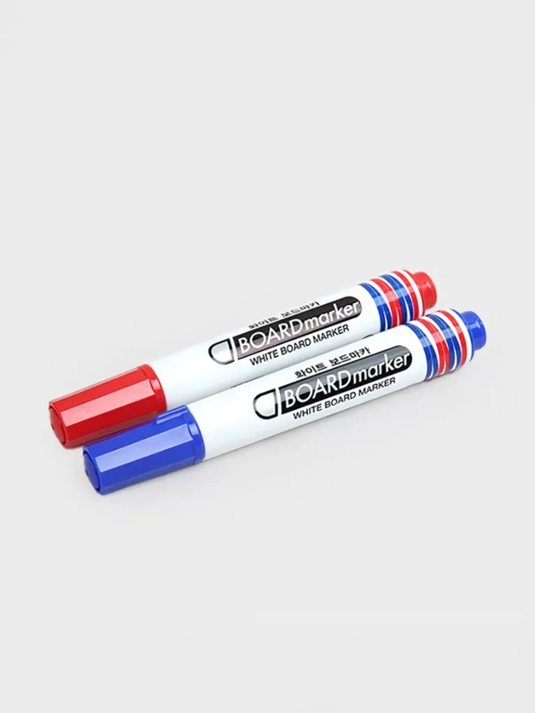 [GM-STAT-0020] Antibacterial Board Marker Blue Red 2pcs