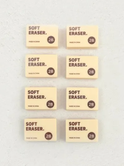 [GM-STAT-0027] 2B Eraser 8pcs