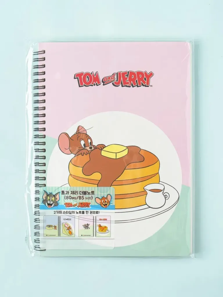 Tom and Jerry Double Notebook B5 80 Sheets