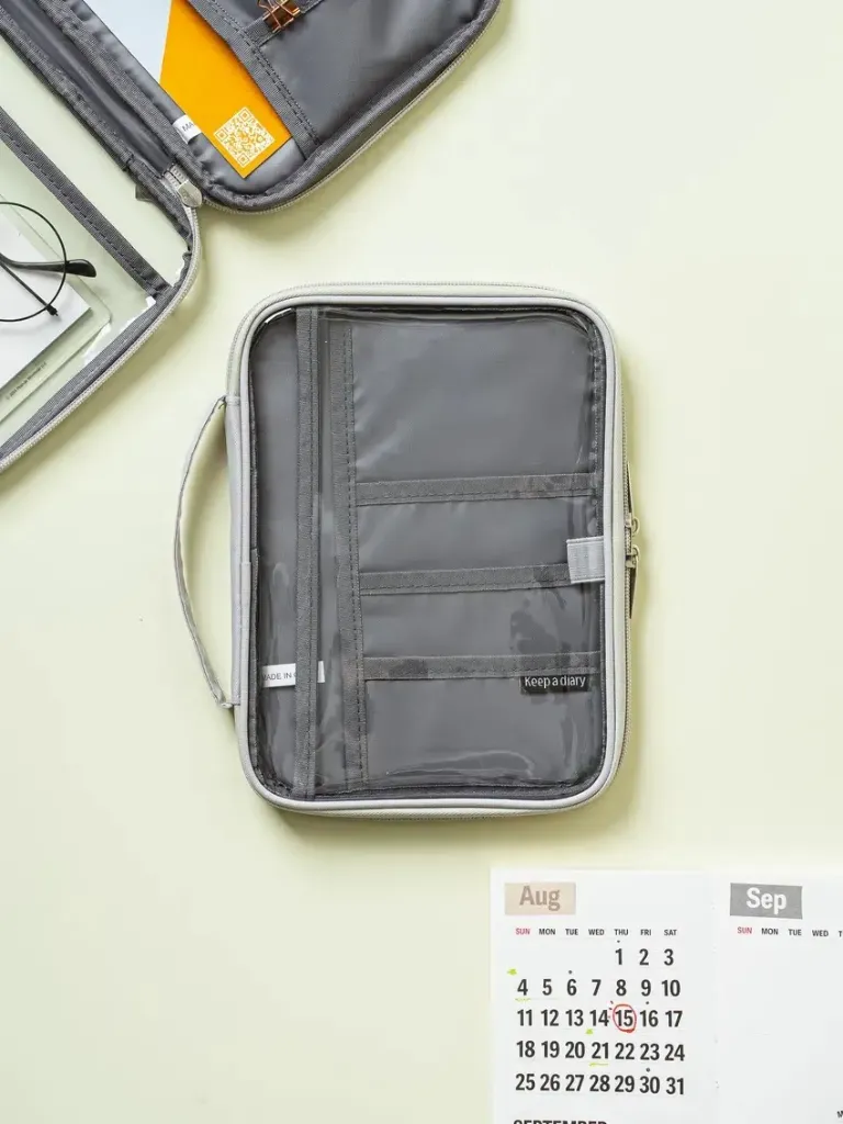 Clear Cover Book Pouch