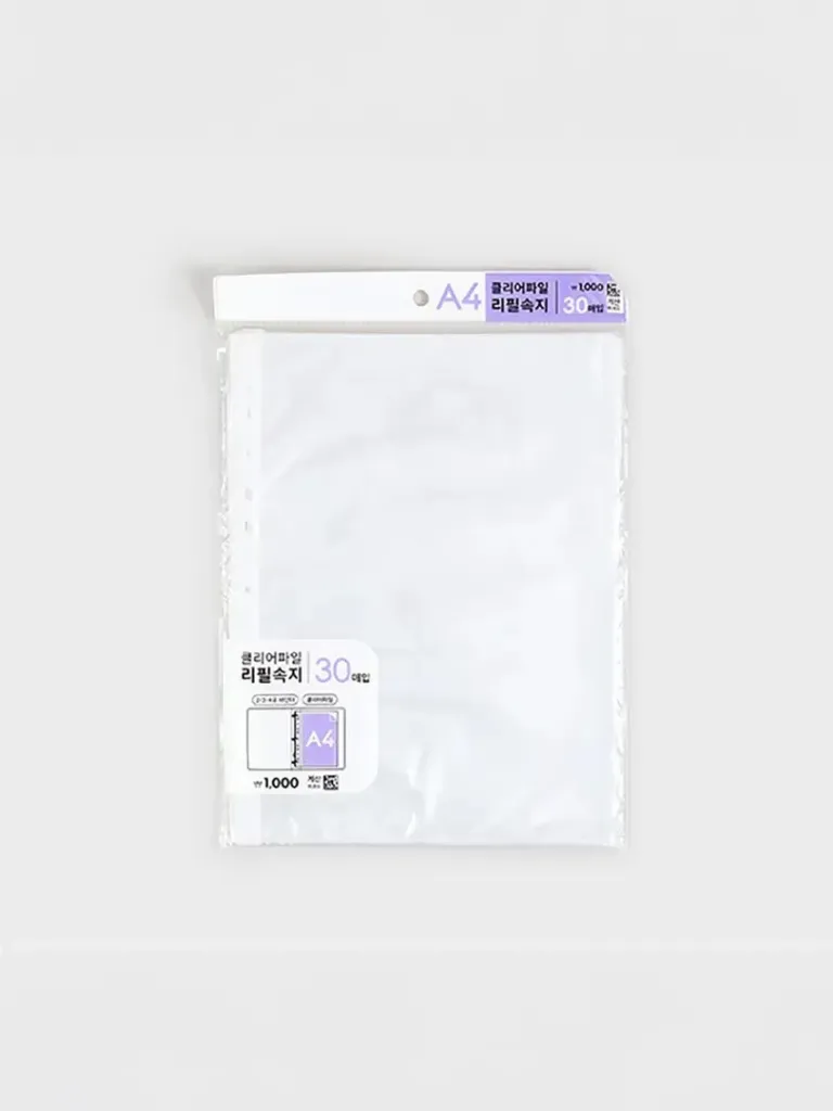 [GM-STAT-0047] 클리어파일 리필 30개입