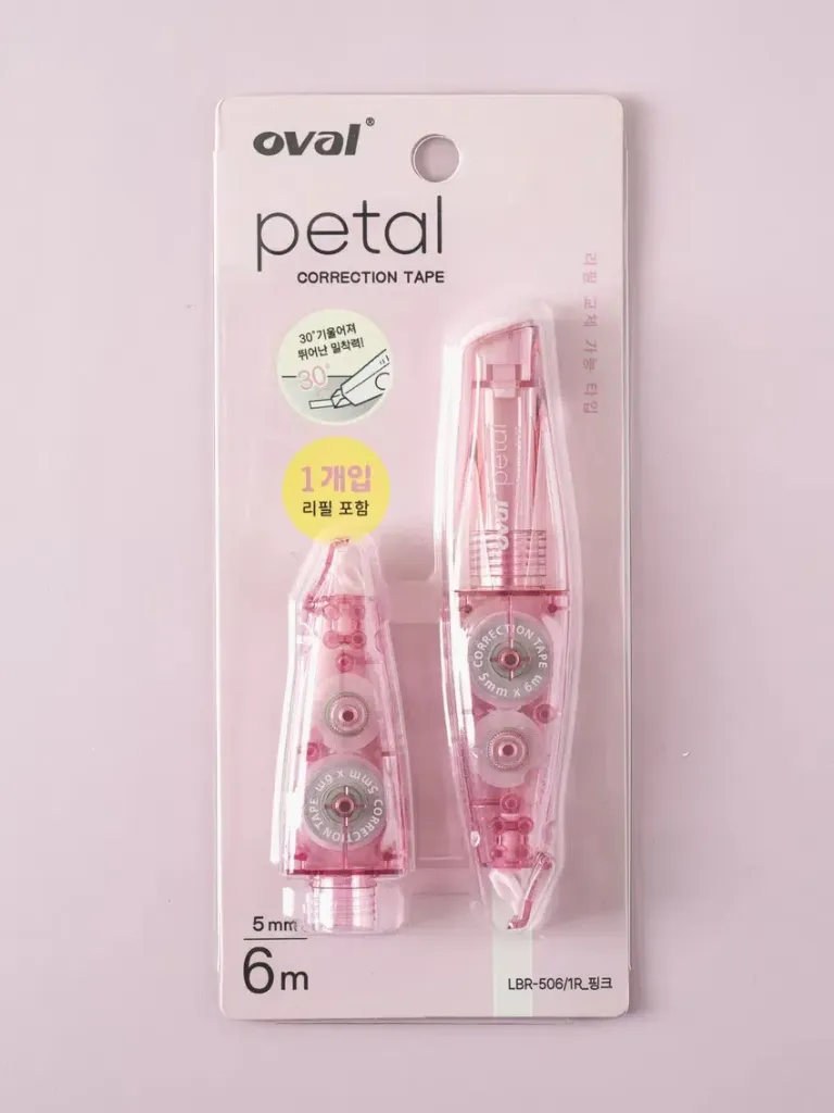 Oval Correction Tape Refill 5mm x6m Pink