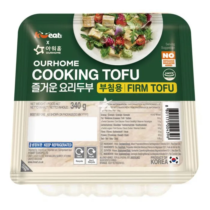 OURHOME Fresh Tofu For Frying 340G
