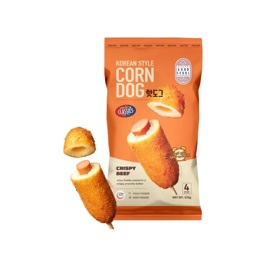 굿서울 바삭한 비프 핫도그 80g × 4입