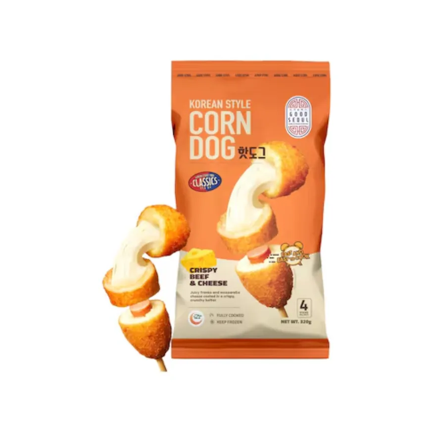 굿서울 바삭한 비프 치즈 핫도그 80g × 4입