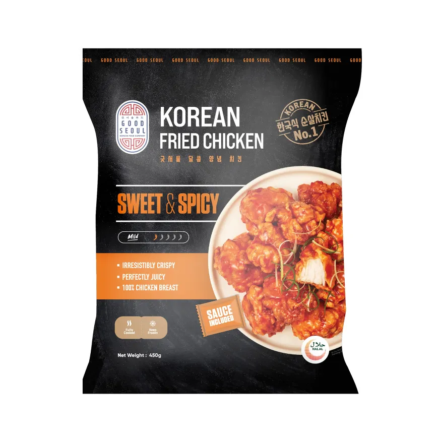 굿서울 한국식 후라이드 치킨 양념 (달콤매콤) 450g