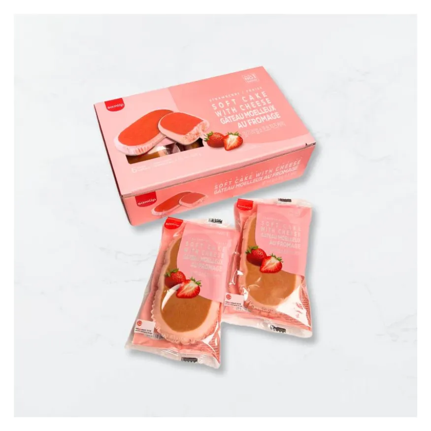 [FR-SNACK-0021] REAL SOFT Cheesecake Strawberry 70G