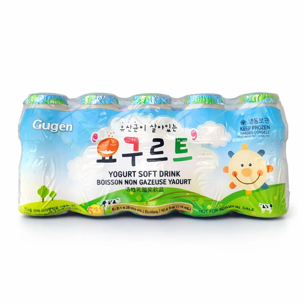 [GR-BEV-0152] WANG Gugen Yogurt Soft Drink 62ML X 5