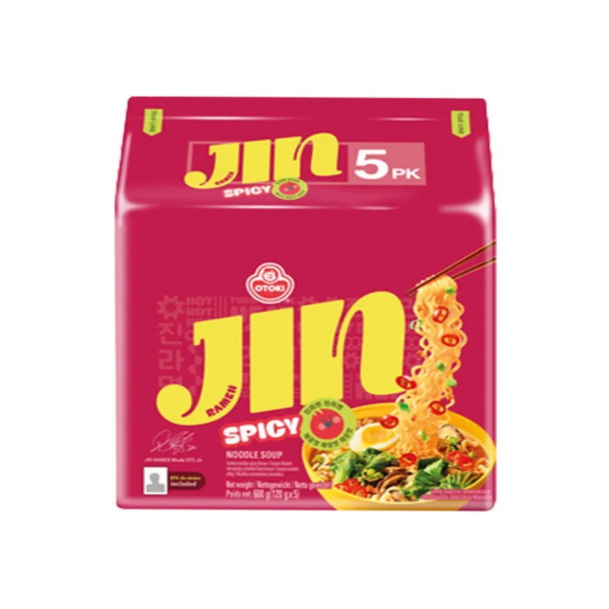 [GR-RAMEN-0069] OTTOGI Jin Ramen Spicy Multi 120G*5