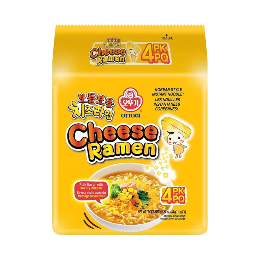오뚜기 치즈라면 111g*4