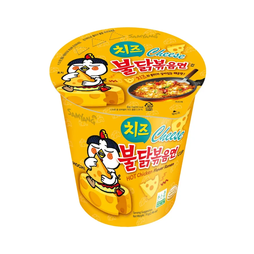 [GR-RAMEN-0089] SAMYANG Buldak Ramen Cheese Cup 70G
