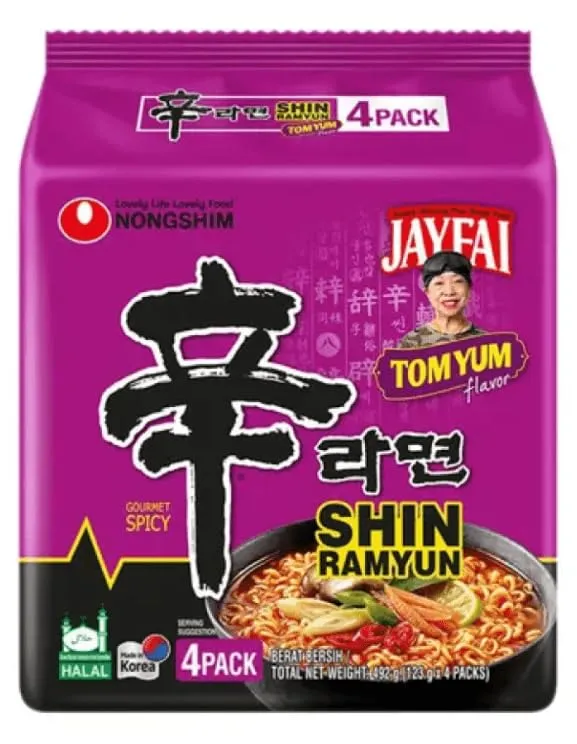 [GR-RAMEN-0093] NONGSHIM Shin Ramyun Tom Yum Bundle 123G*4