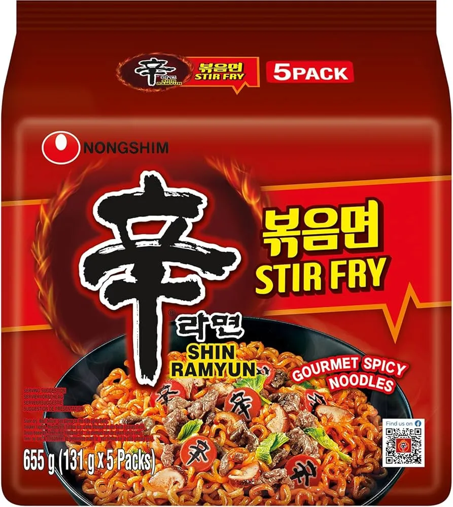 [GR-RAMEN-0102] NONGSHIM Shin Ramyun Stir Fry Bundle 135G*5 (Exp: 13-Aug-2026)