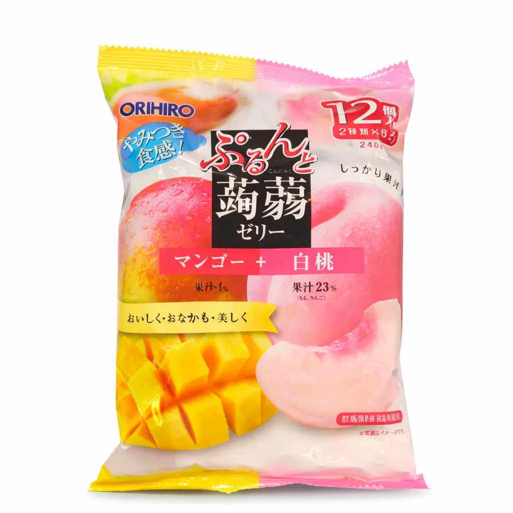 [GR-SNACK-0155] PEACH & MANGO Konnyaku Jelly 240G
