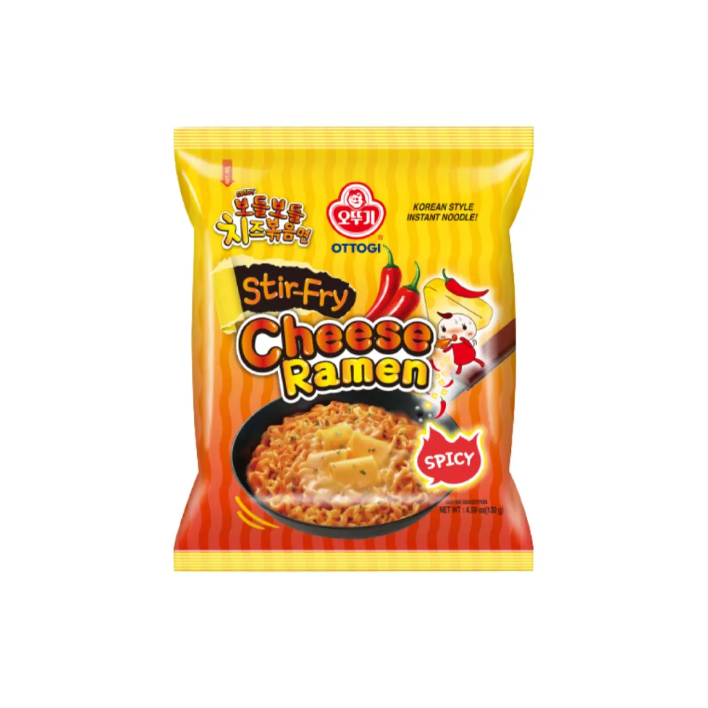 [8801045178226] OTTOGI Ramen Stir Fry Spicy Cheese 130G