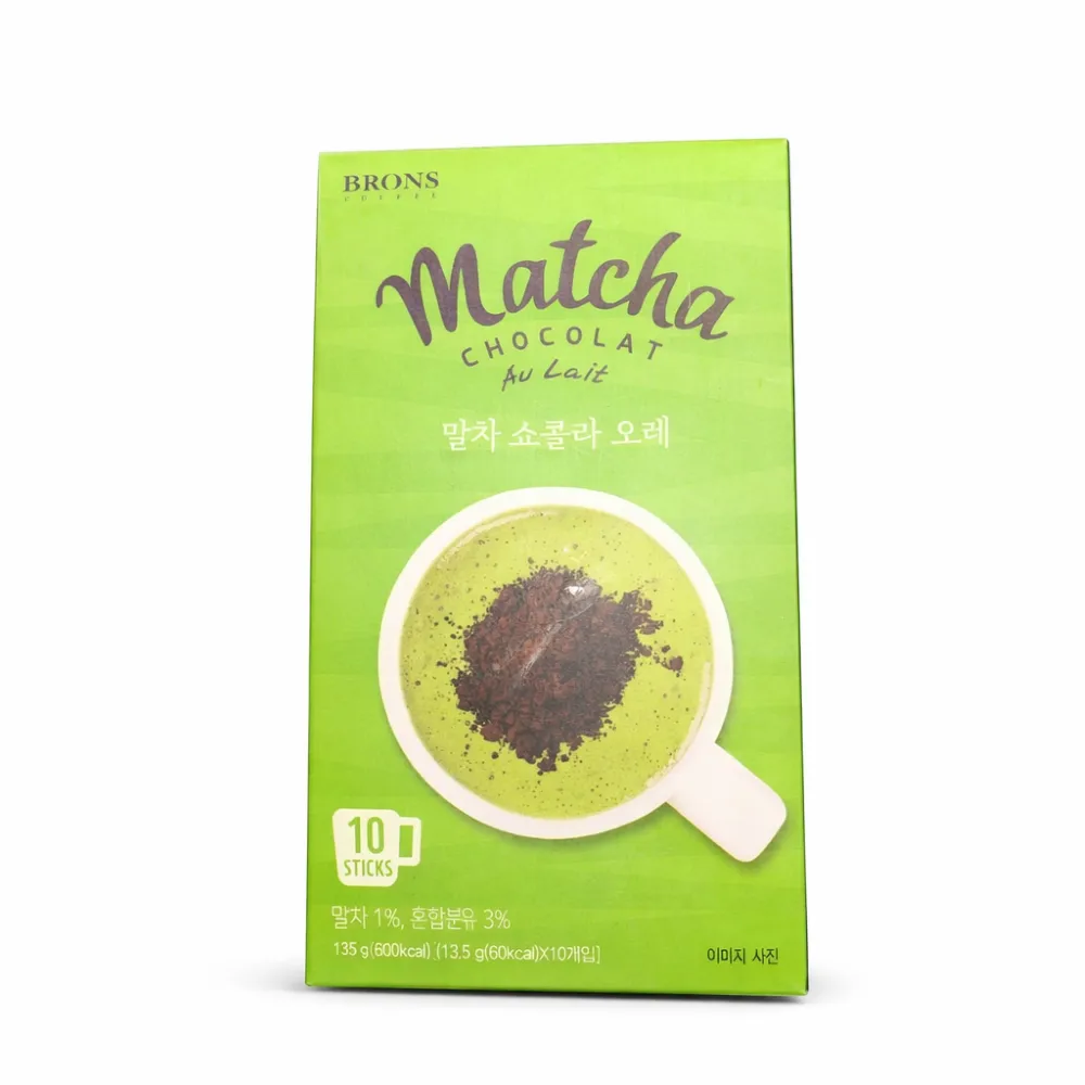 [GR-BEV-0183] BRONS Matcha Chocolate Aure 13.5G X10