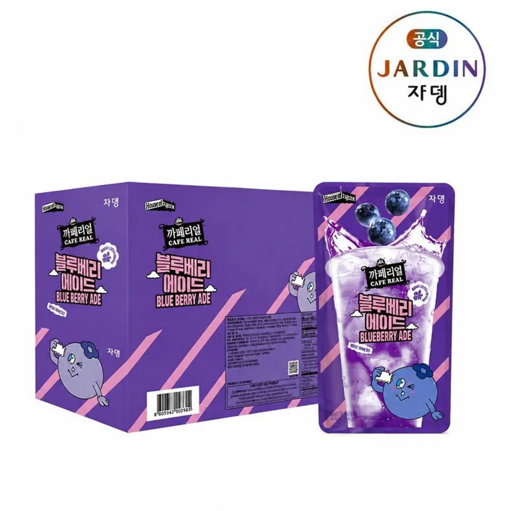 [8808024034214] Jardin Café Real Blue Berry Ade - 230ml x 10EA