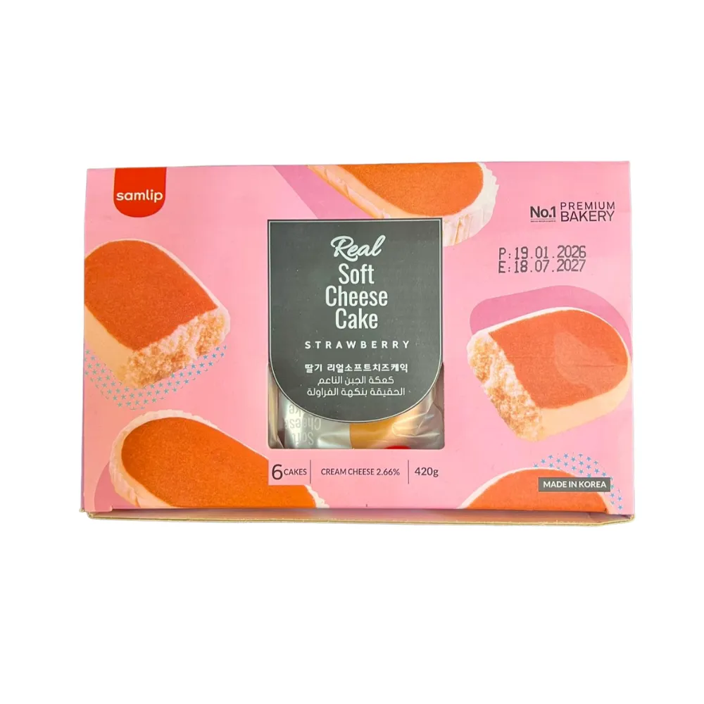 삼립 리얼 소프트 치즈케익 딸기 420g (70g × 6입)
