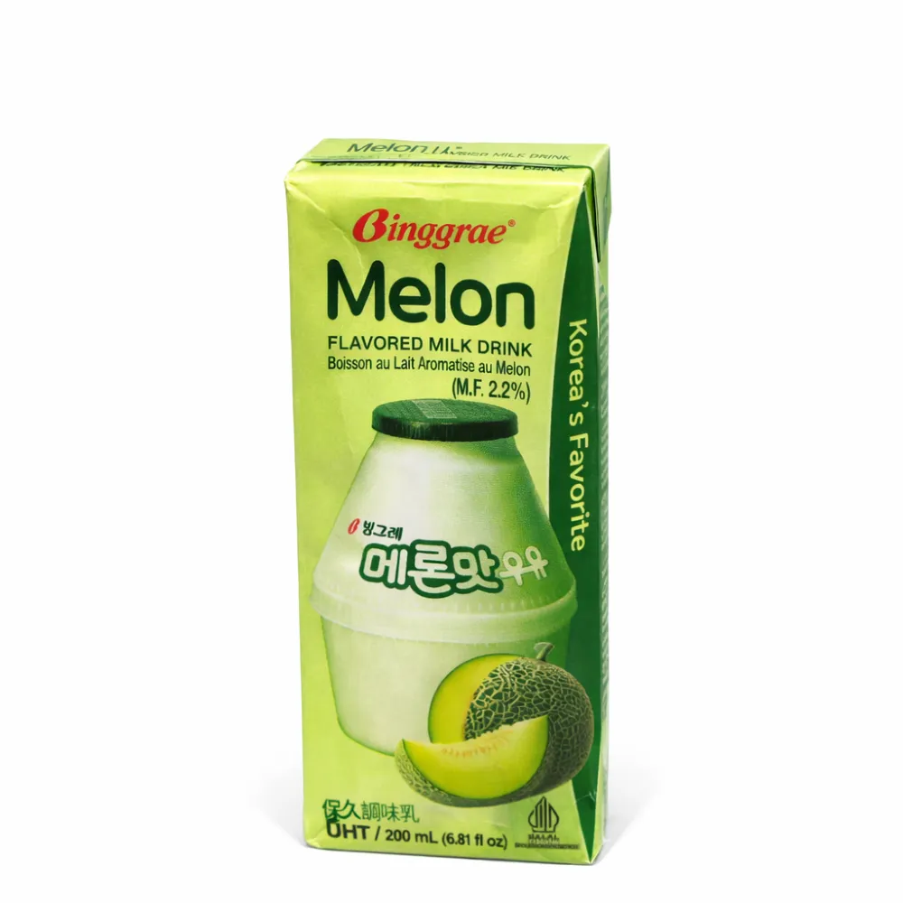[8801104940146] Binggrae Melon Flavored Milk Drink 200ml
