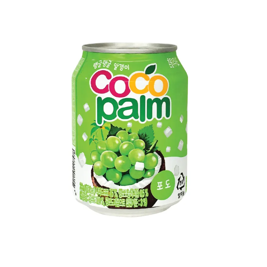 HAITAI HTB Soft Grape Drink – Coco palm Grape 238ML