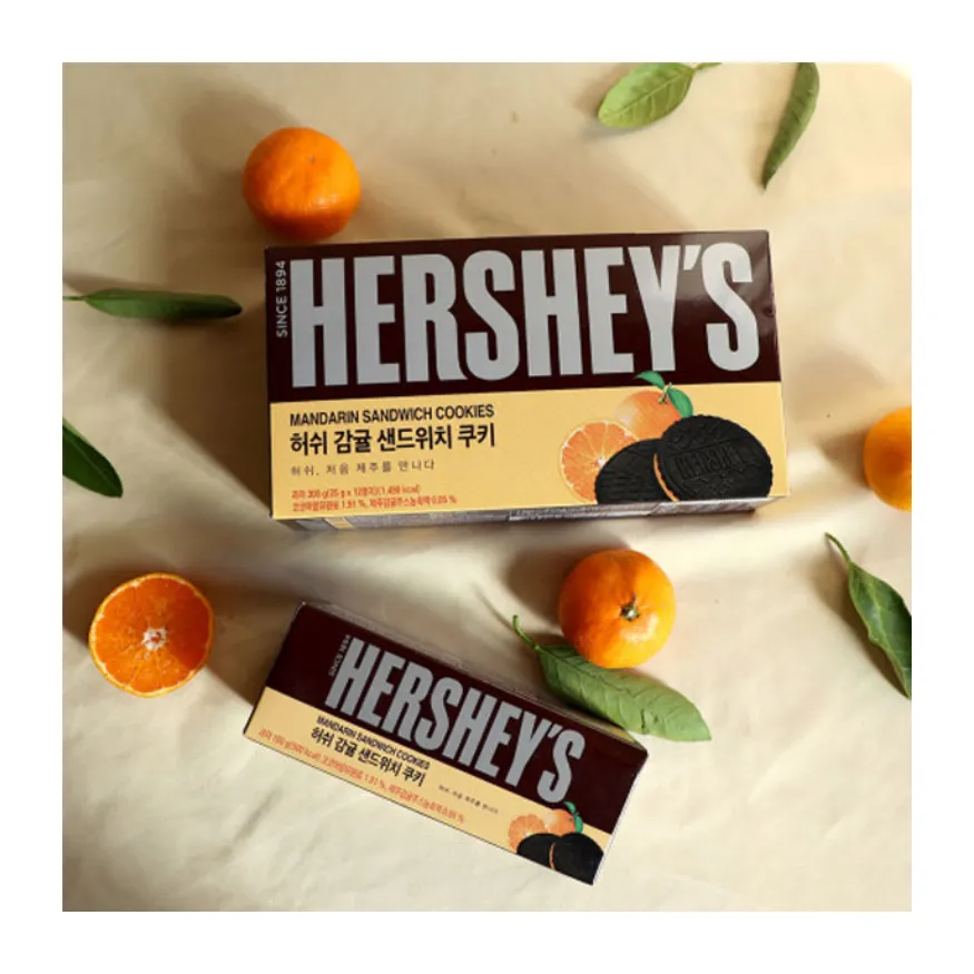 [8809827251488] HERSHEY'S Mandarin Sandwich Cookies - 75g