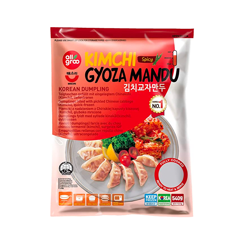 [8805957021489] Allgroo Kimchi Gyoza Mandu 540g