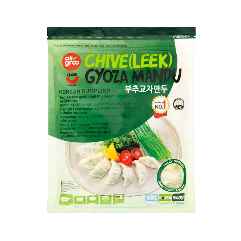 올그루 부추 교자 만두 540g