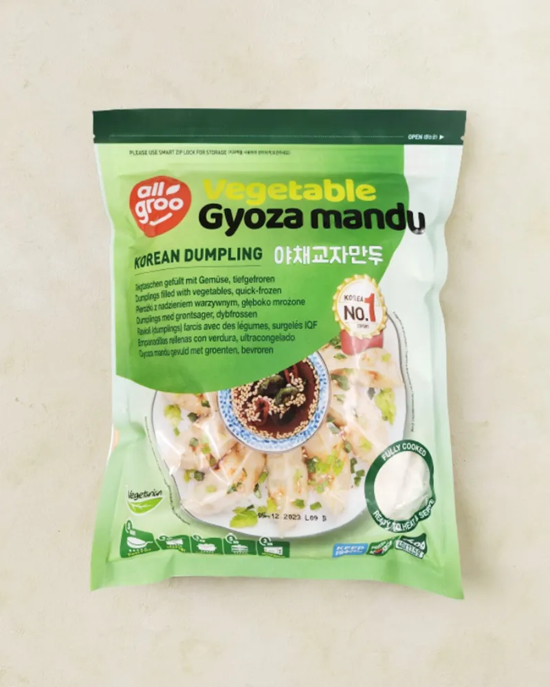 올그루 야채 교자 만두 540g