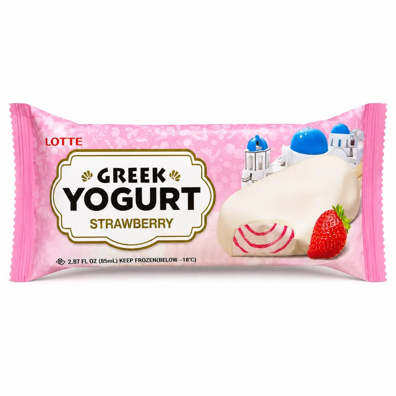 [8801118253683] LOTTE Greek Yougurt Strawberry 85ml