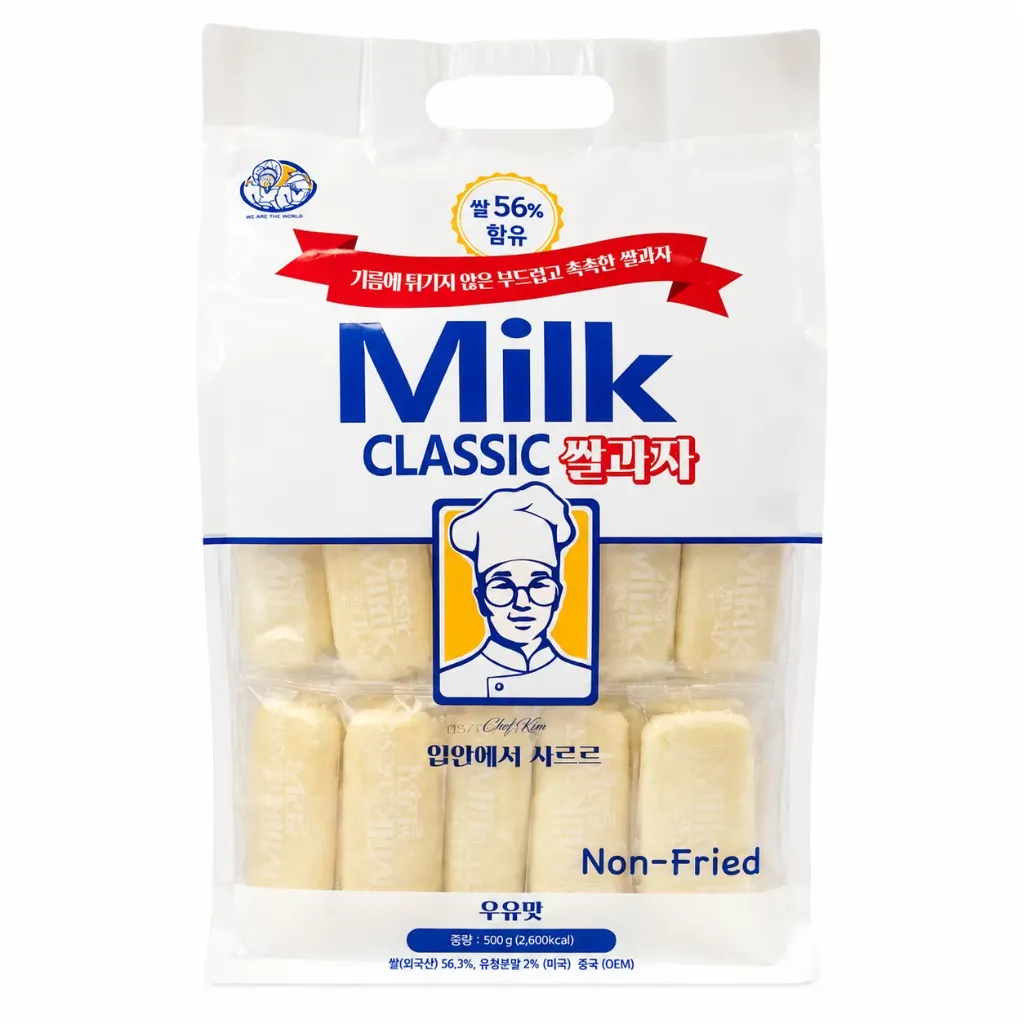 [8809560522036] Milk Classic Rice Snack (Milk Flavor) - 500g