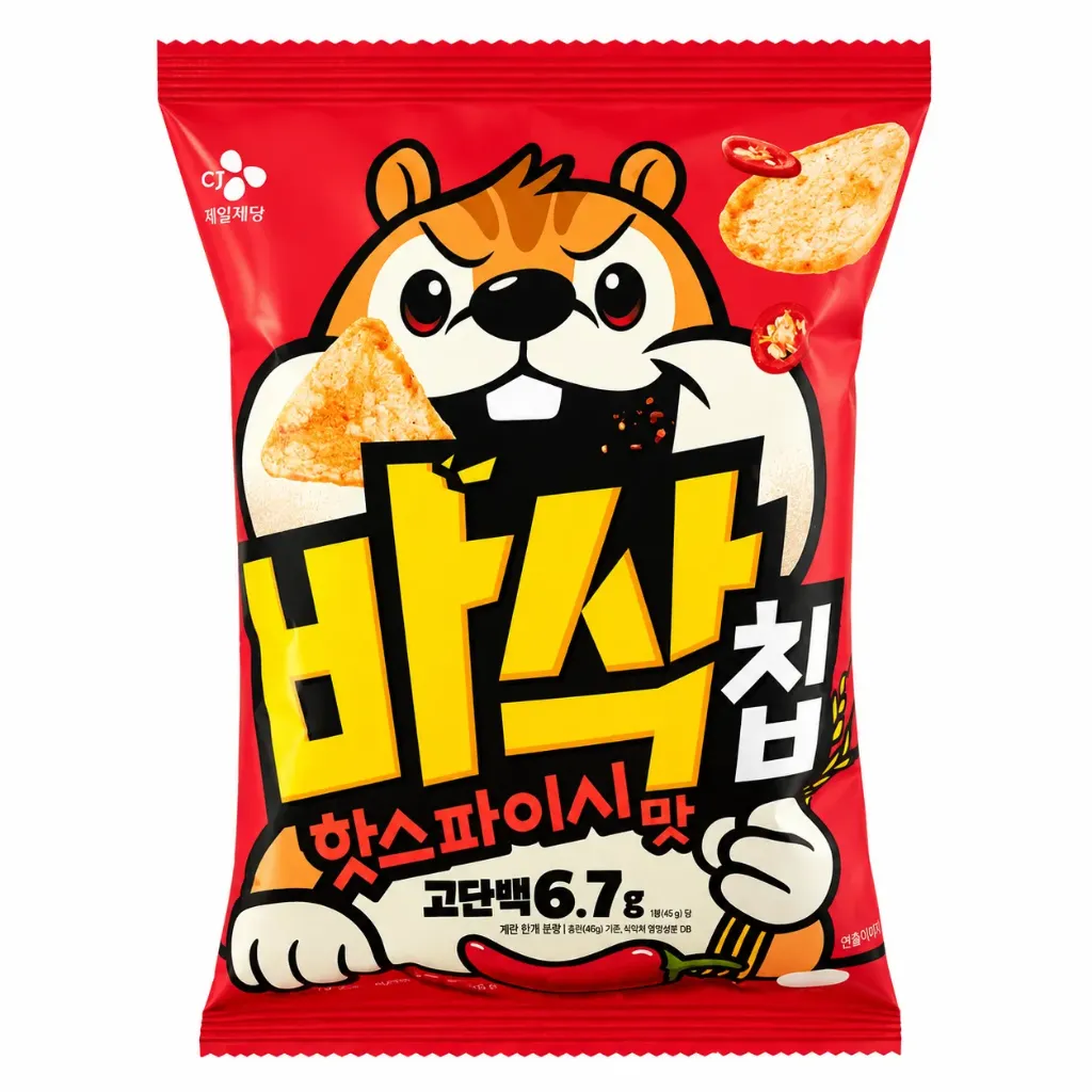 [8801392022104] CJ Basak Chip Hot Spicy 45g (Exp: 8-Sep-2026)