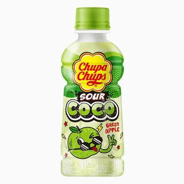 [8801043030434] Chupa Chups Drink - Sour Coco Green Apple 240ml
