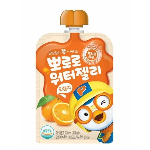 [8809695254055] Pororo Water Jelly (Orange) 120ml