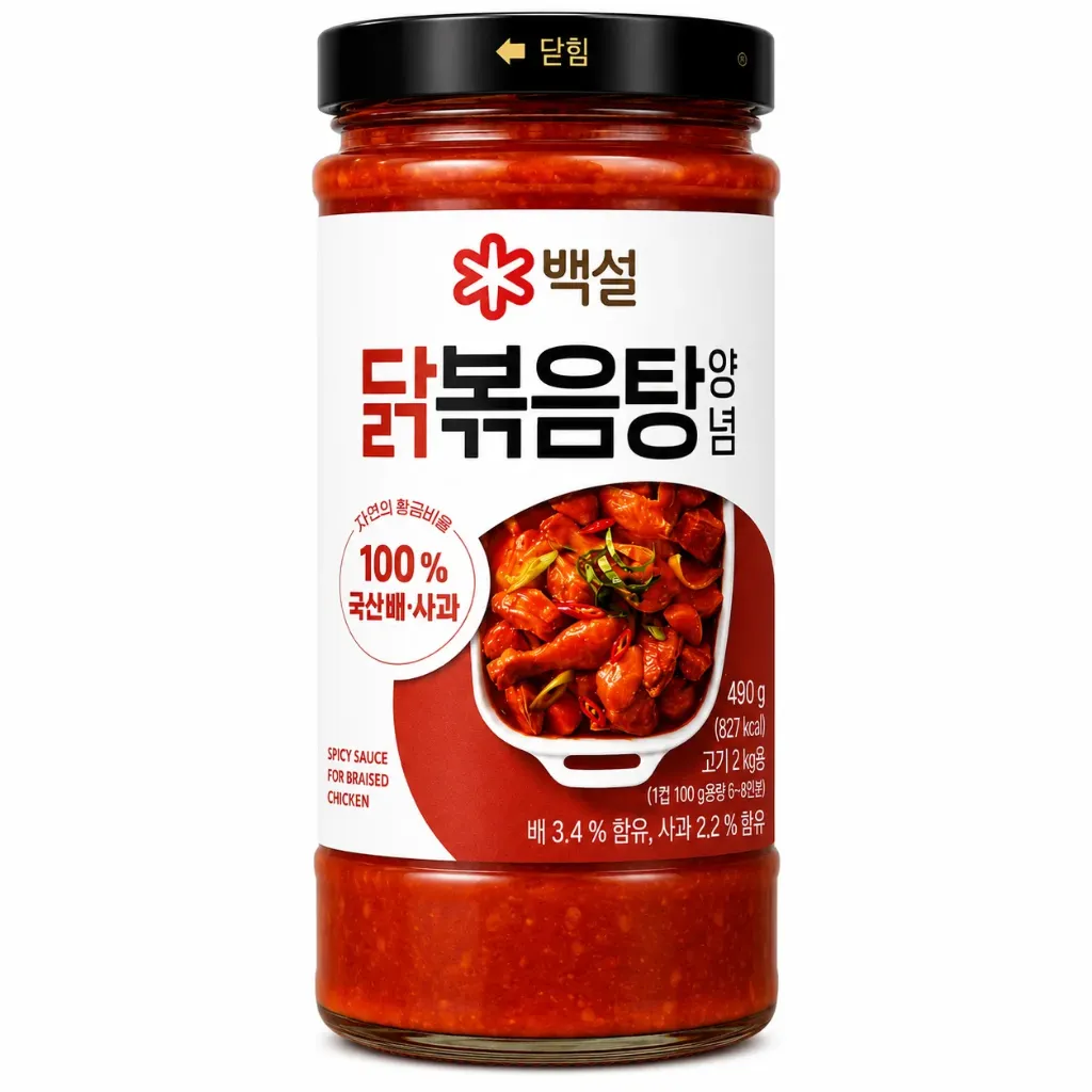 [8801007185811] BEKSUL Spicy Braised Chicken Sauce 490g (Exp:19-Sep-2026)